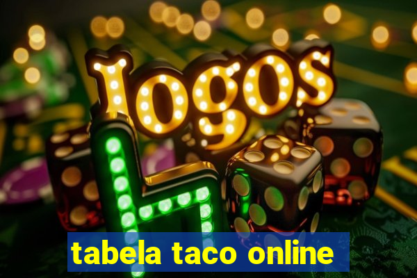 tabela taco online