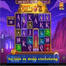 fortune ox demo slotcatalog