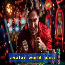 avatar world para imprimir e colorir